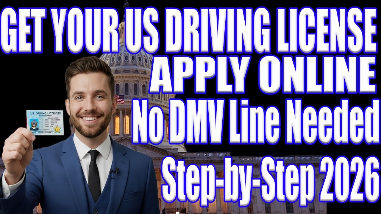 How to Apply for US Driving License Online 2025 | Complete Step-by-Step Guide | No DMV Line Needed