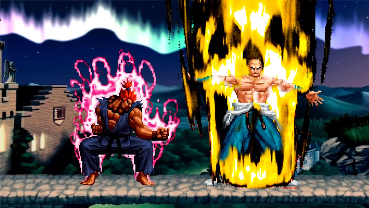 SHIN AKUMA VS GEESE YS