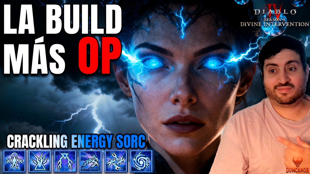 La Build MÁS ROTA de T11 ⚡ Guía Hechicera Crackling Energy que DESTROZA Diablo 4