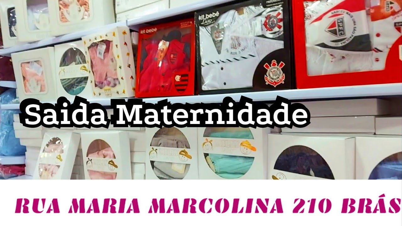 Saida maternidade na loja bebê Maluco Brás