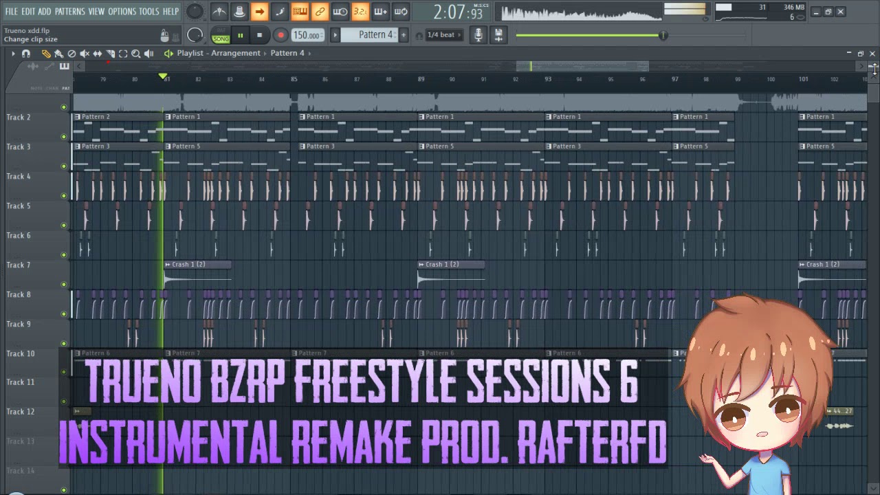 TRUENO || BZRP Freestyle Sessions #6 (Instrumental Remake) | Prod. RafterFD