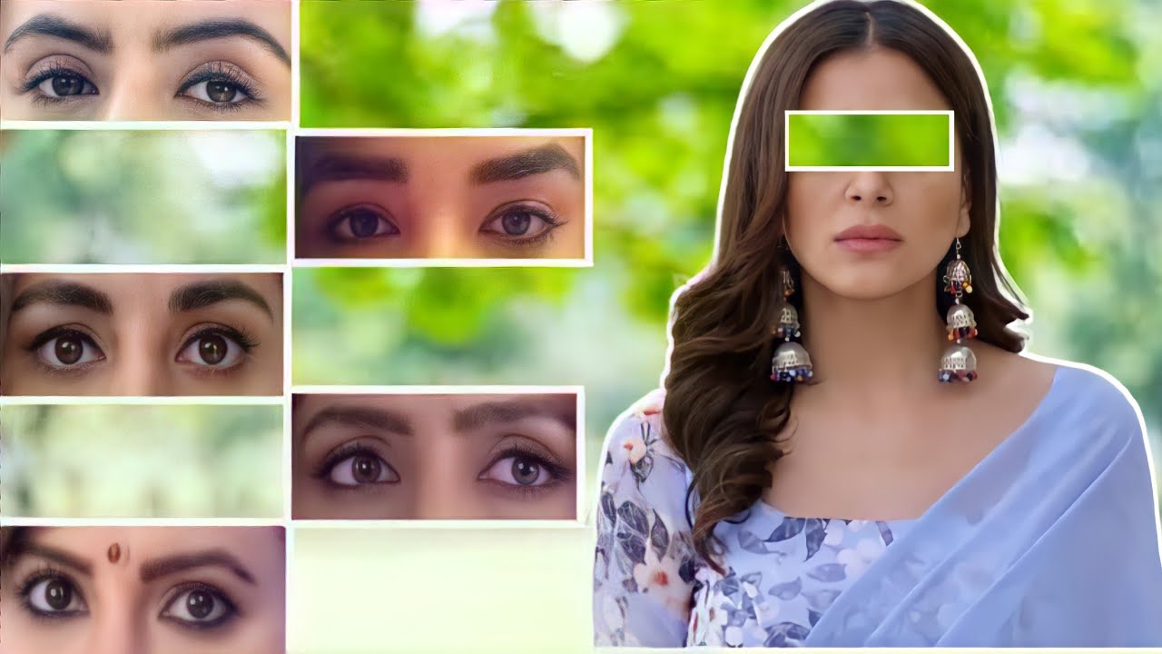 wrong EYE puzzle with kundli Bhagya serial actress ।Shraddha Arya ।Anjum fakih। Ruhi Chaturvedi