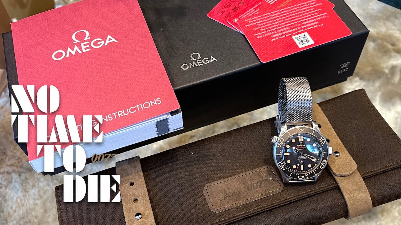 Unboxing & Review Omega Seamaster 300 professional James Bond 007 No time to die 210.90.42.20.01.001