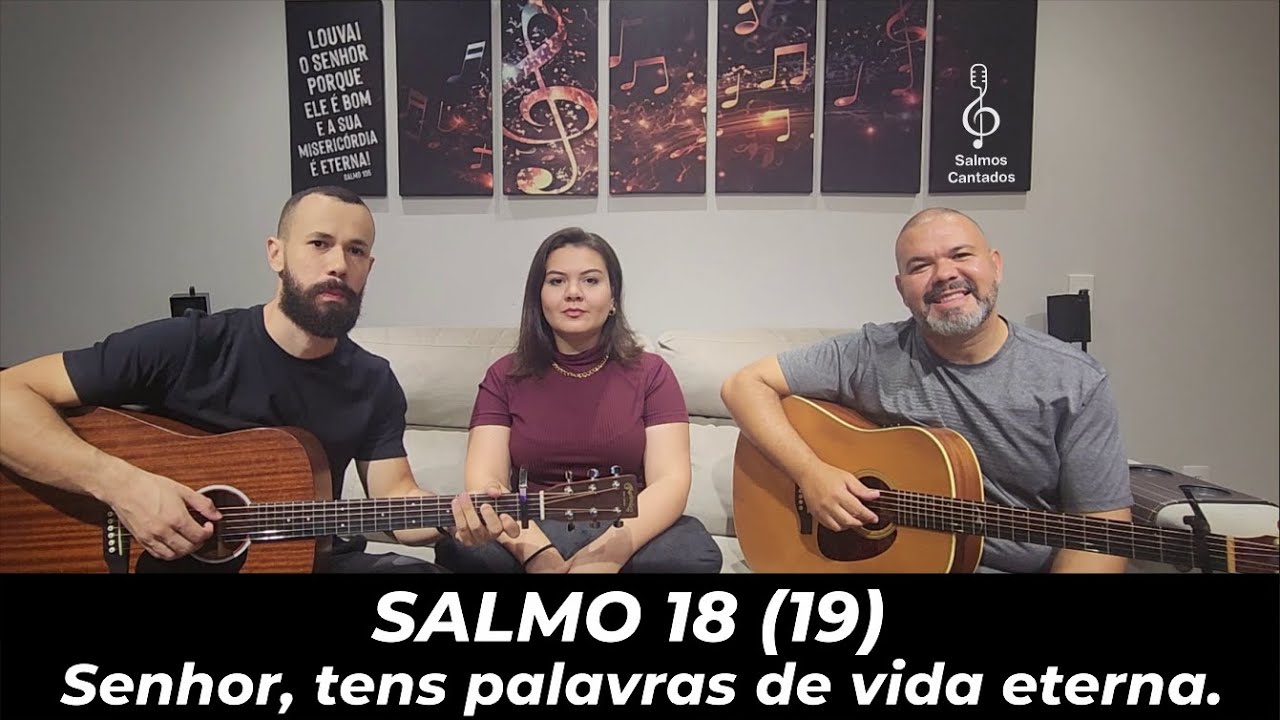 SALMO 18 (19) - Senhor, tens palavras de vida eterna. | part. Mari Matos e Victor. #vigiliapascal