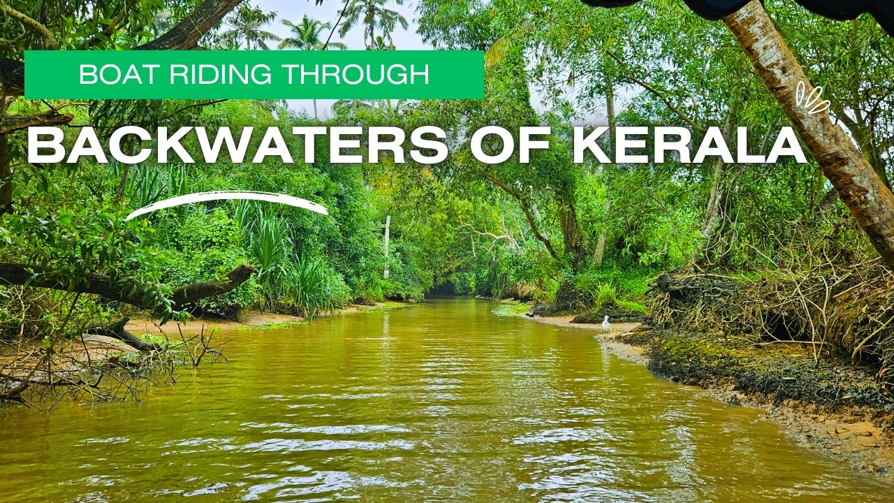 Poovar Backwater Kerala  Hidden Paradise Near Trivandrum  Scenic Boat Ride Vlog