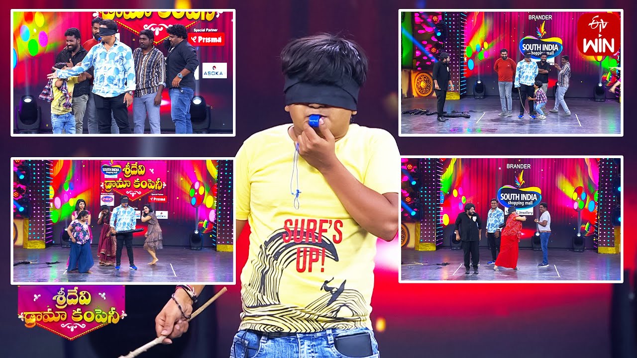 Blind Fold Funny Game | Sridevi Drama Company  | 9th June 2024 | ETV Telugu