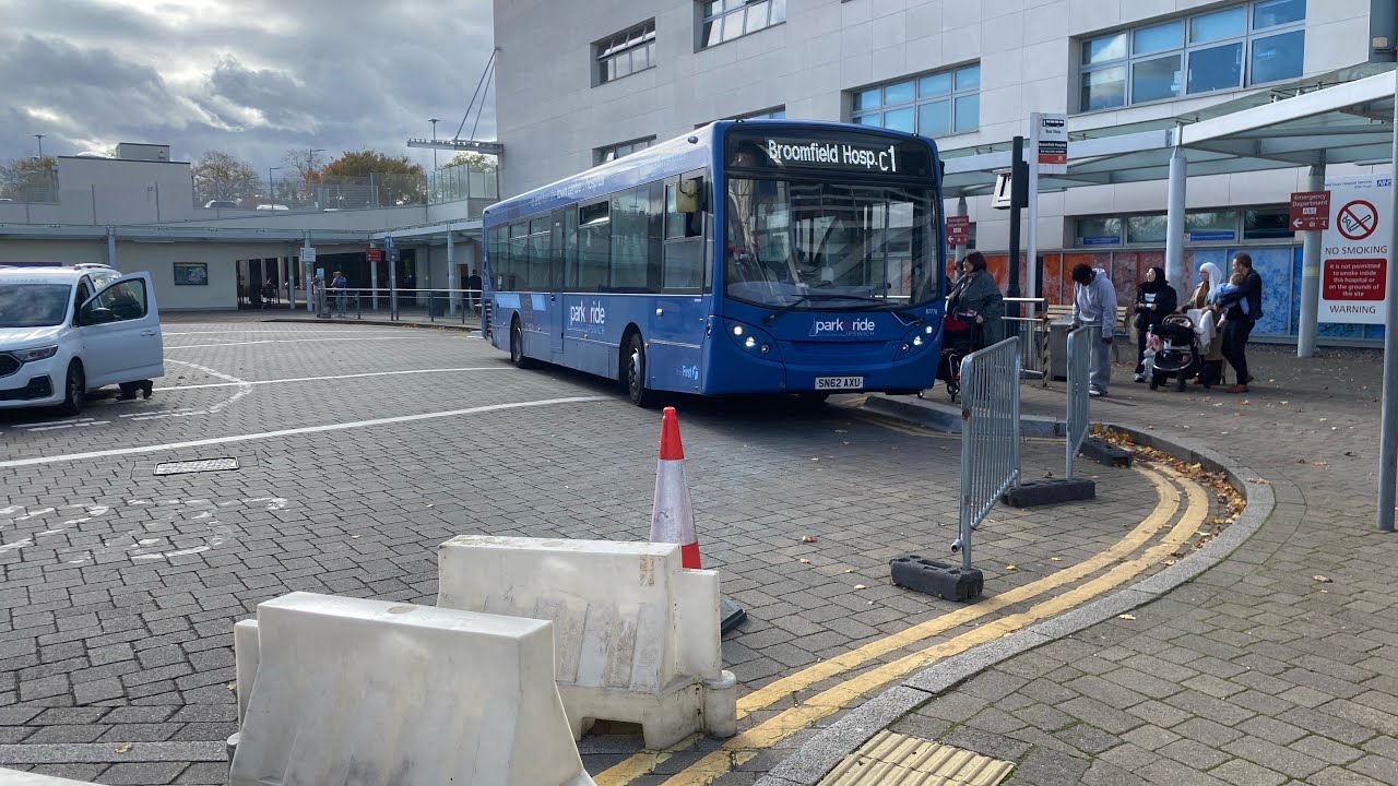  ZF GEARBOX Here is first Chelmsford 67776 SN62 AXU WORKING THE C1 from Chelmsford to broomfed