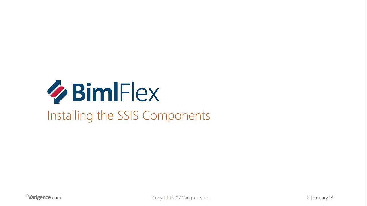 Installing the SSIS Components