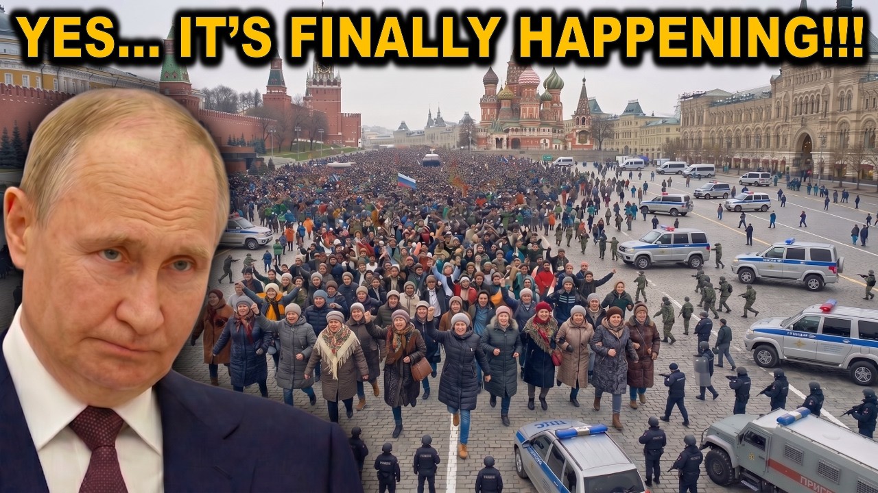 Russians REBEL Against Putin: Moscow Streets Brink of Chaos as Russians DEMANDS Putin to Resign
