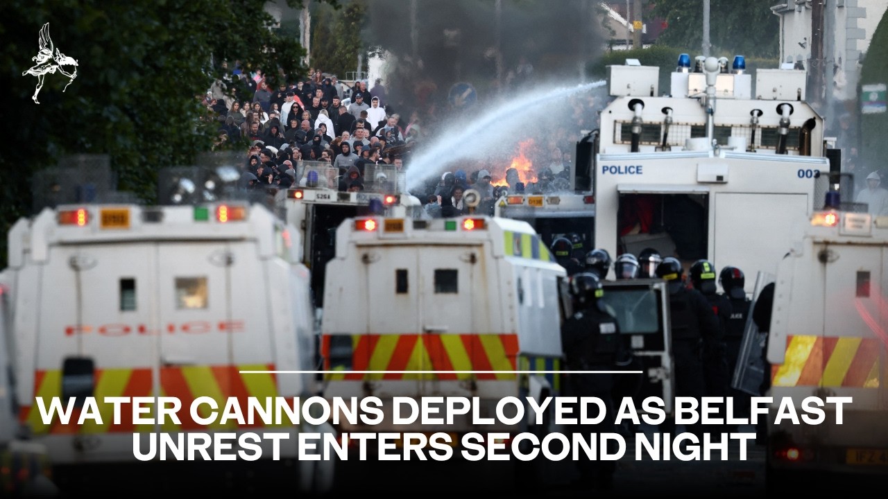 12 police officers injured and 16 arrested in second night of unrest in Northern Ireland