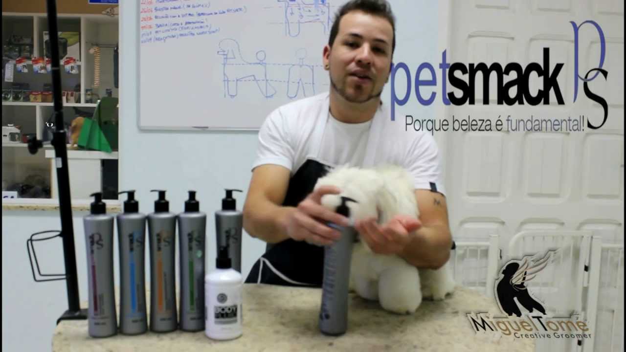 Banho Pet smack com apenas 30 ml de Shampoo 