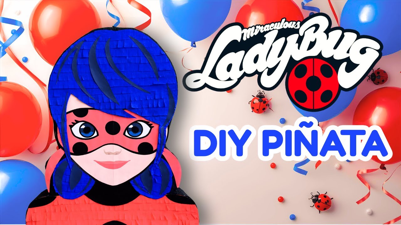 Ladybug Piñata DIY Tutorial for Beginners (Easy Template Method!)