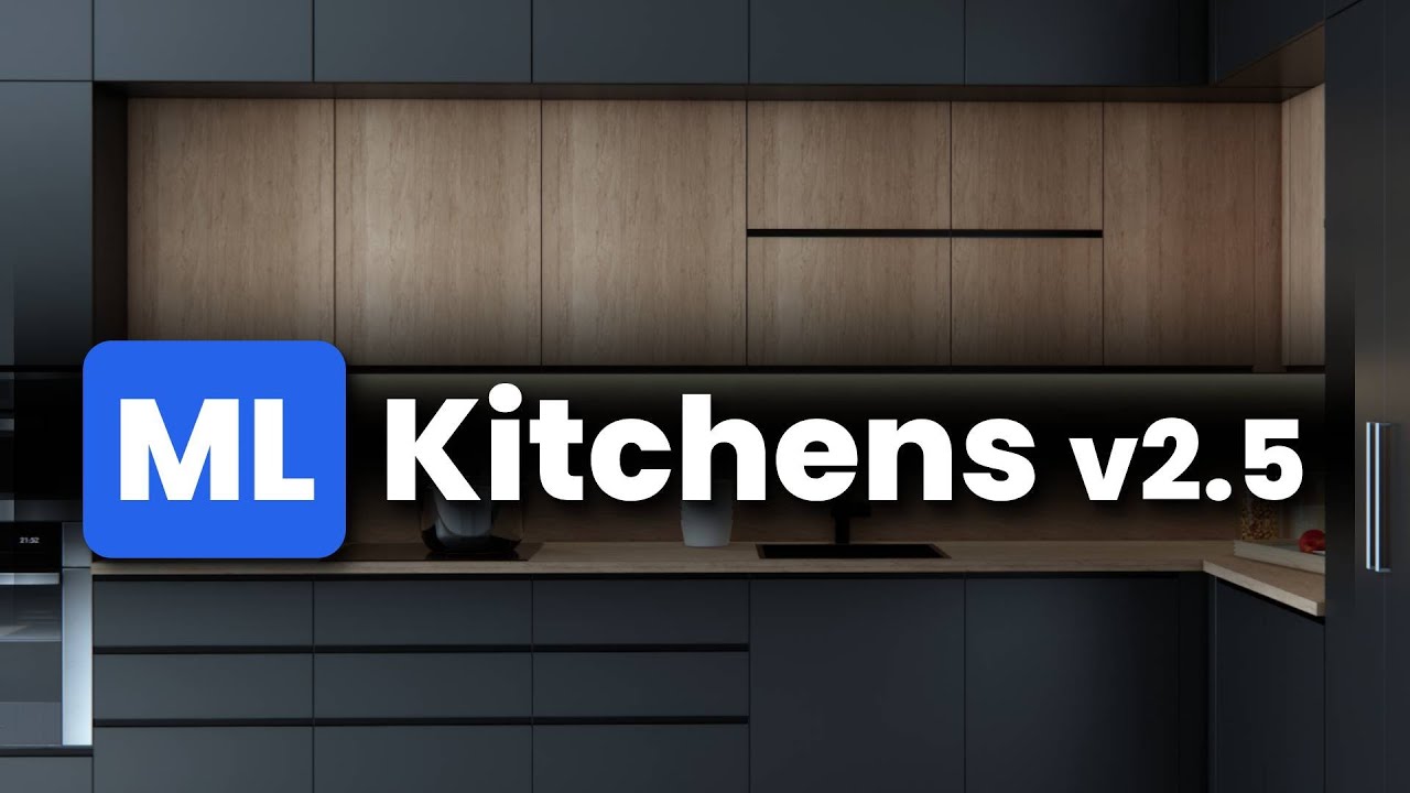 The ONLY Extension you need for Cabinet Design in SketchUp ML KITCHENS V2.5
