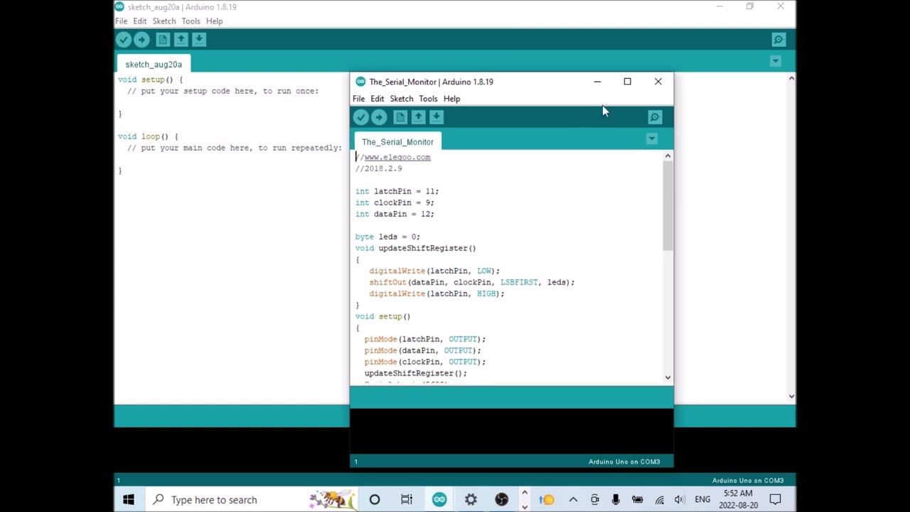Arduino Introduction Lesson17 The Serial Monitor