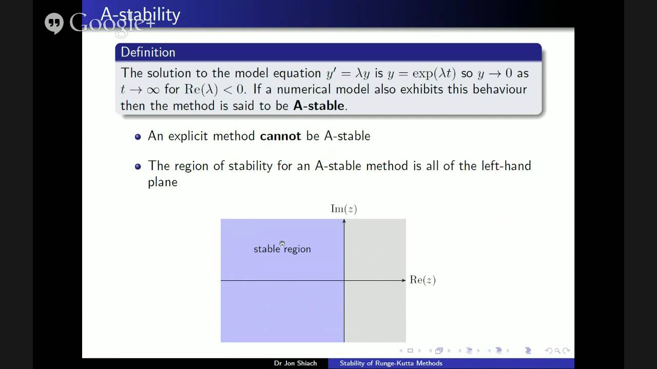Stability of Runge-Kutta Methods II