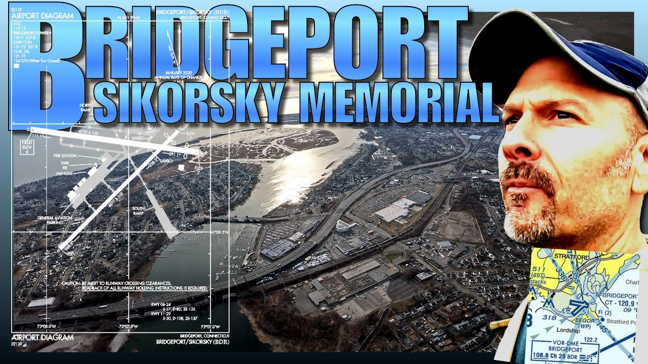 Flying into Bridgeport Sikorsky KBDR | LIVE: Traffic-Packed Class-D Airspace Adventure