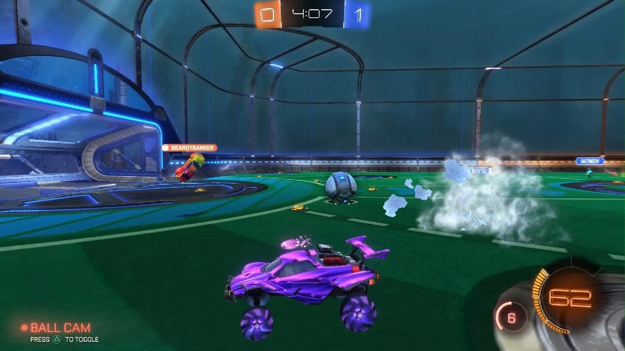 Rocket League/ 4-2. I scored a goal and an assist