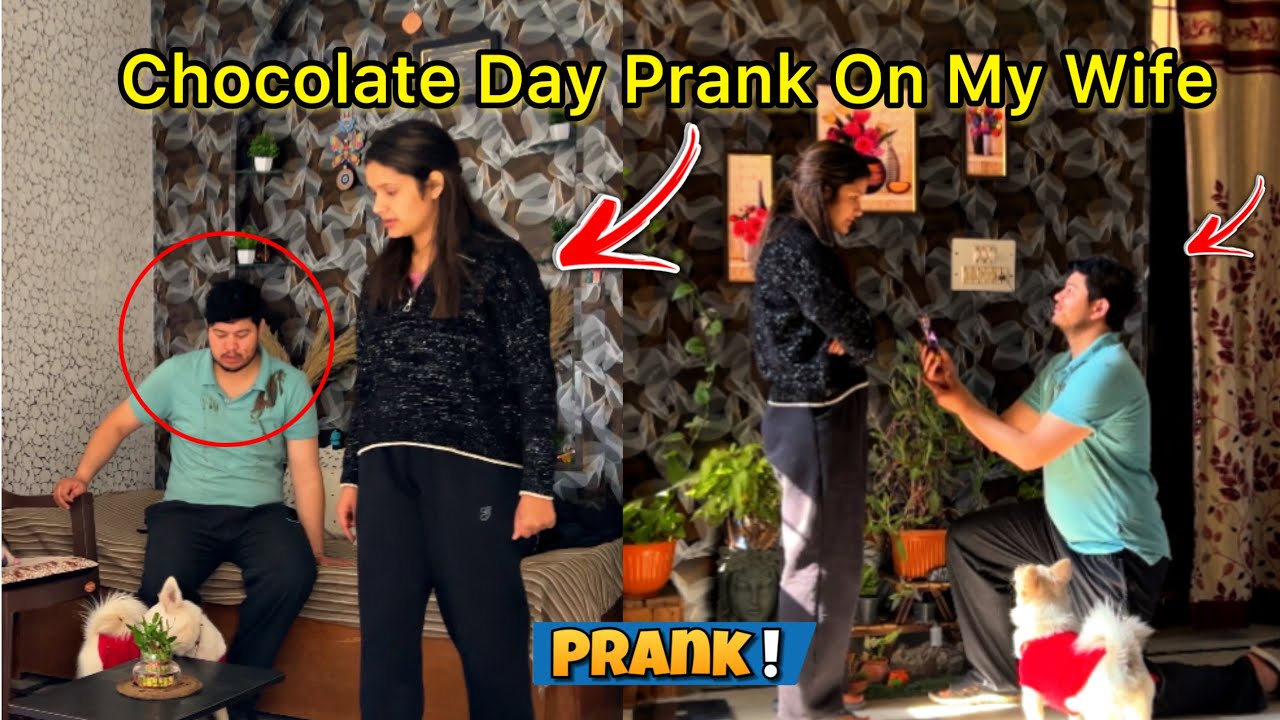 Chocolate Day Prank On My Wife || ​⁠@NikkRichaVlogs