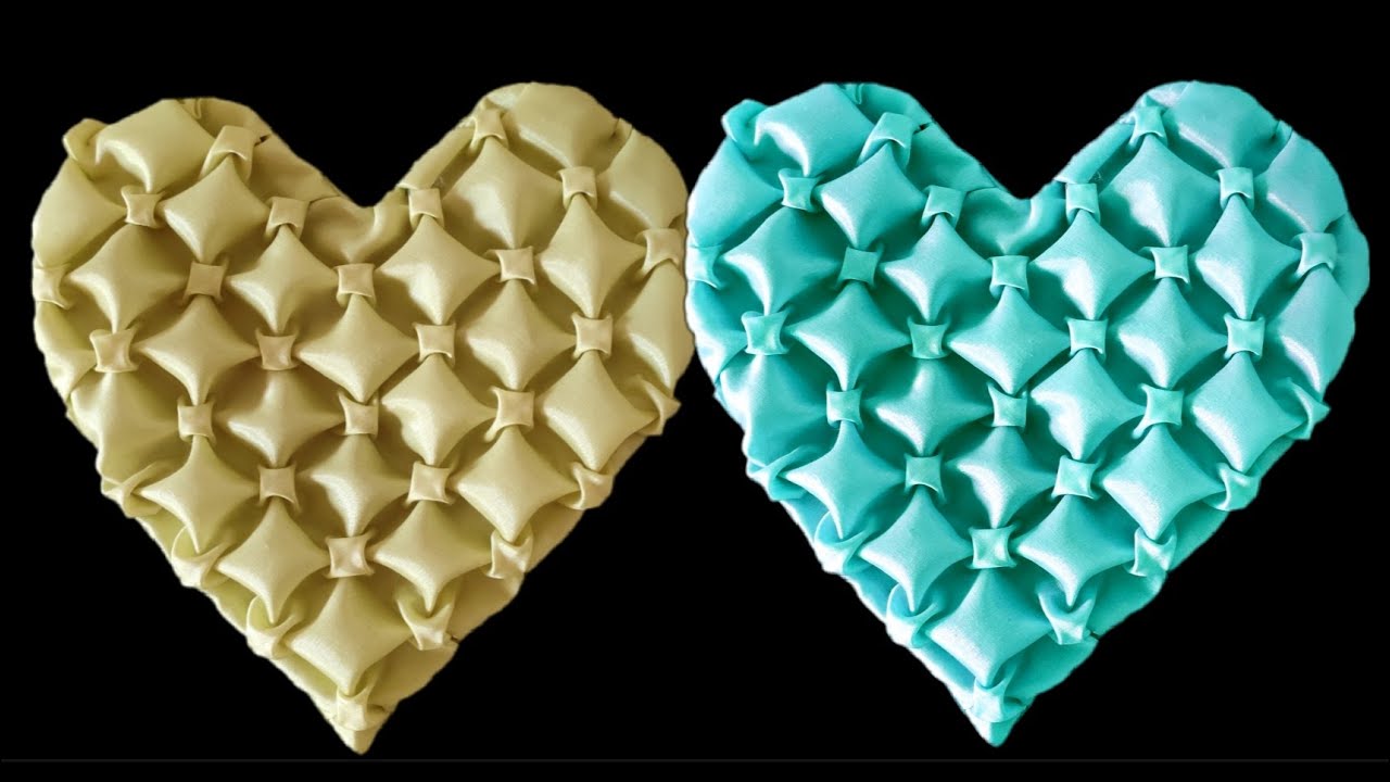 Heart shape cushion cover making design pattern at home in hindi takiya pillow cover cutting stitchi