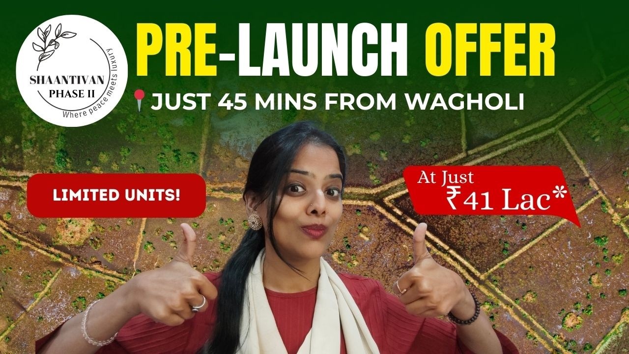 Prelaunch Shaantivan Phase 2 | Premium Gated Farmhouse Plots Near Wagholi, Pune|41L|7666105559🌿