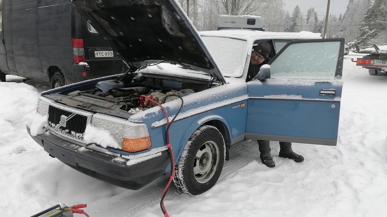 Volvo 240 Diesel Cold Start - 13c