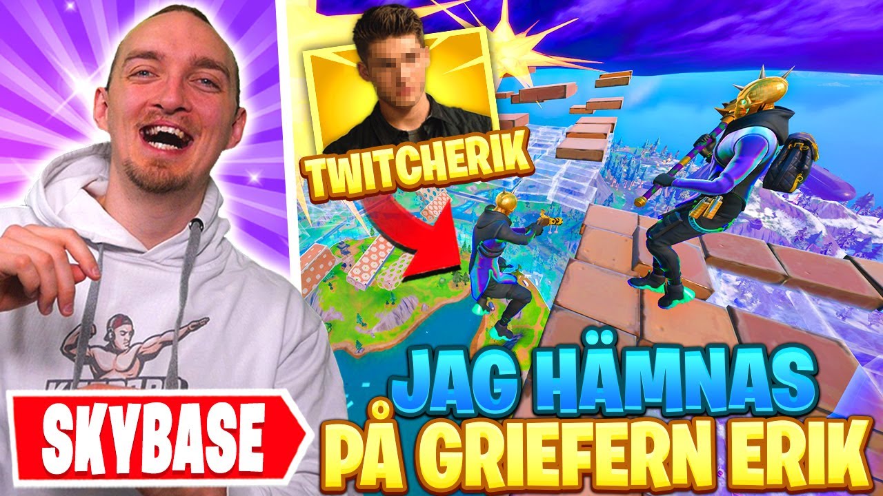 JAG H&Auml;MNAS P&Aring; GRIEF ERIK I EN SKYBASE I FORTNITE