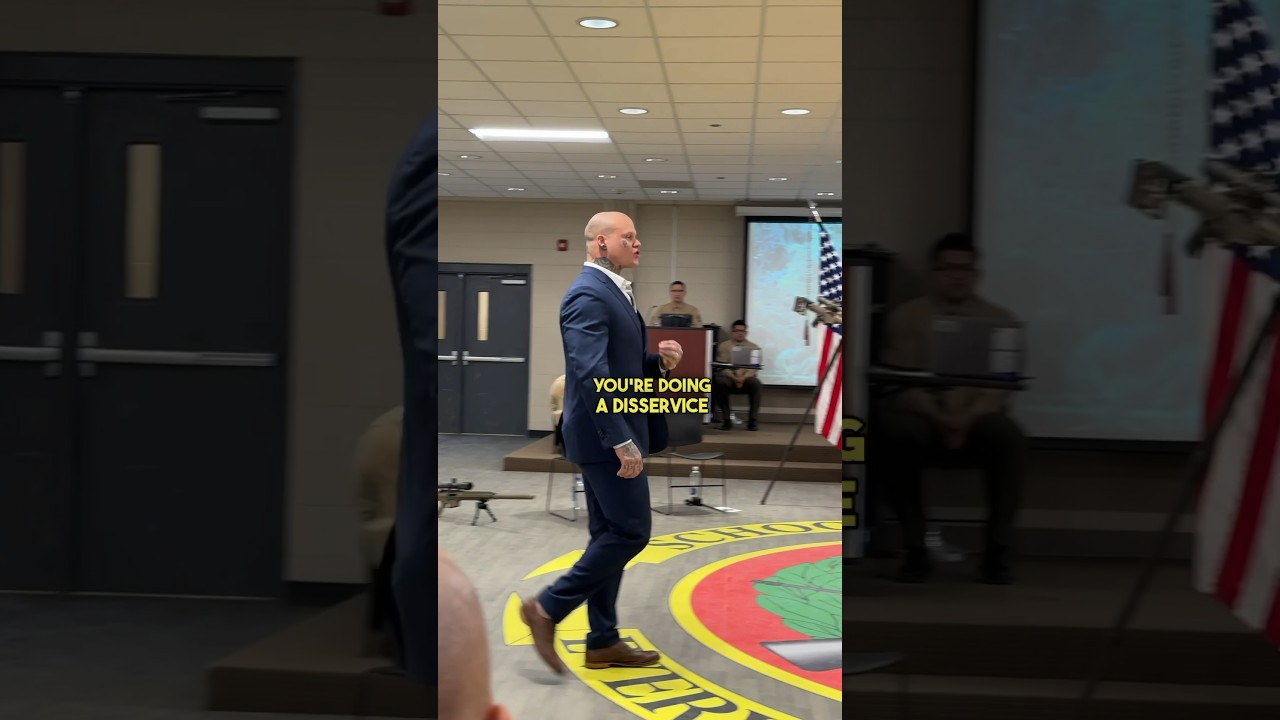 Brotherhood is Fairy-dust. Speaking at the final #scoutsniper graduation. #marines #motivation
