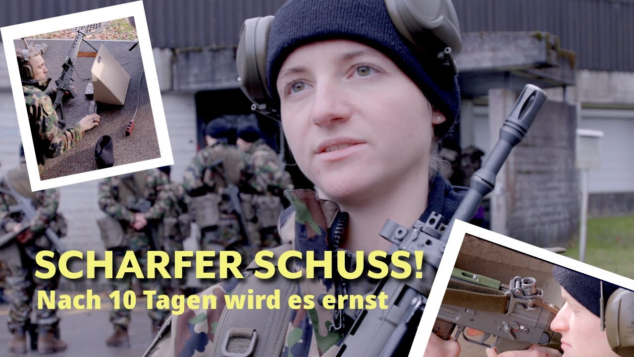 Scharfer Schuss in der Rettungsschule 75