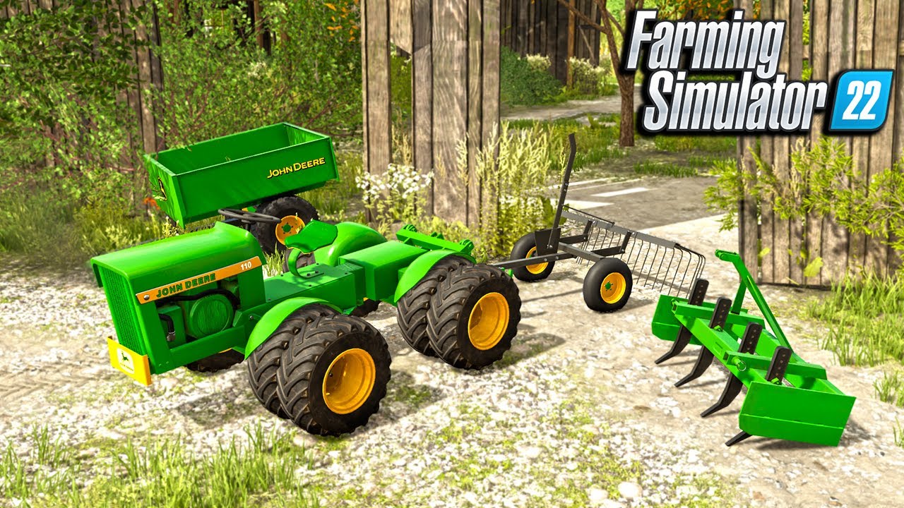 Я КУПИЛ СТАРЫЙ ЗАБРОШЕННЫЙ МИНИ-ТРАКТОР! | (РОЛЕВАЯ ИГРА) FARMING SIMULATOR 2022