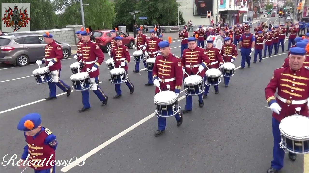 Portadown True Blues (Full Clip) @ Their 50th Ann.Parade - 16/06/18.