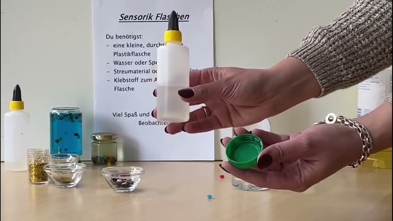 Wir basteln Sensorik-Flaschen - Kindertagesstätte St. Nicolai