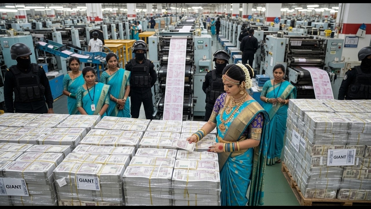 💵 How The World's Most Secure Money Is Made (Full Factory Tour)