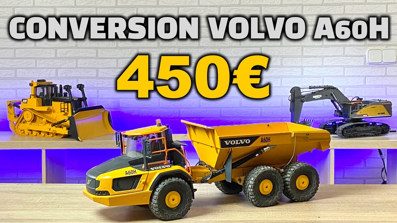 MONTA tu BRUDER VOLVO A60H RC por 450€! 😃