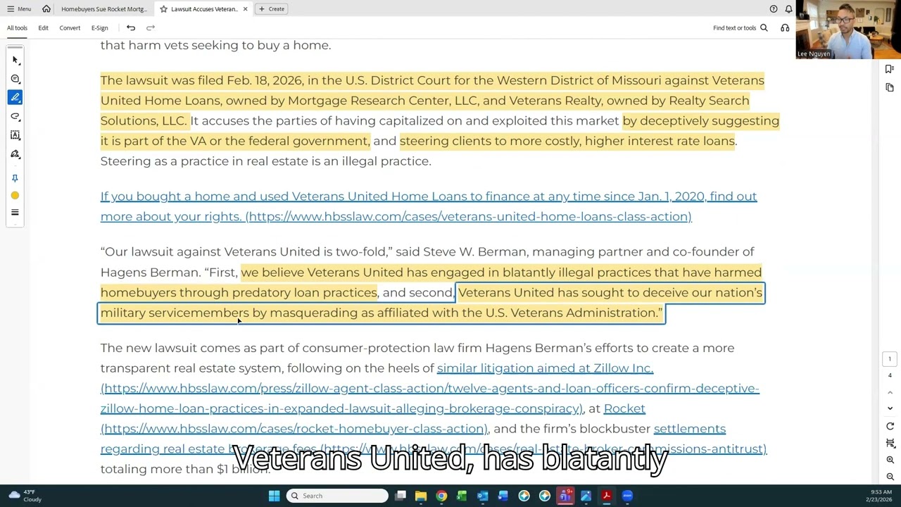 Market Mondays: Rocket and Veterans United Lawsuits
