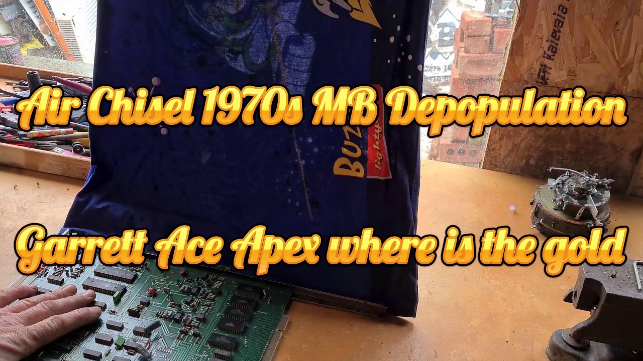 E214 Air Chisel 1970s MB Depopulation, Garrett Ace Apex where is the gold, Gold Pin Stacking