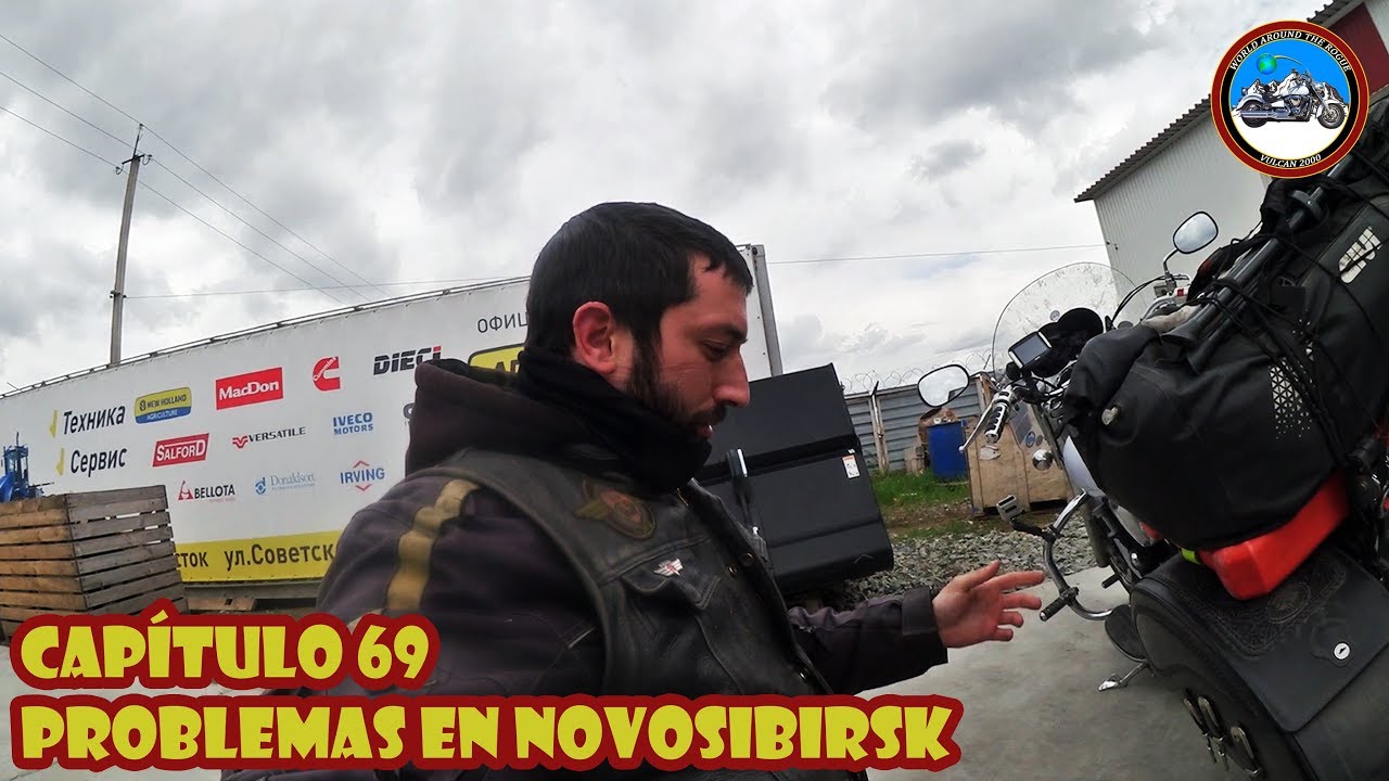 VUELTA AL MUNDO EN MOTO | EP.69 | PROBLEMAS EN NOVOSIBIRSK - RUSIA