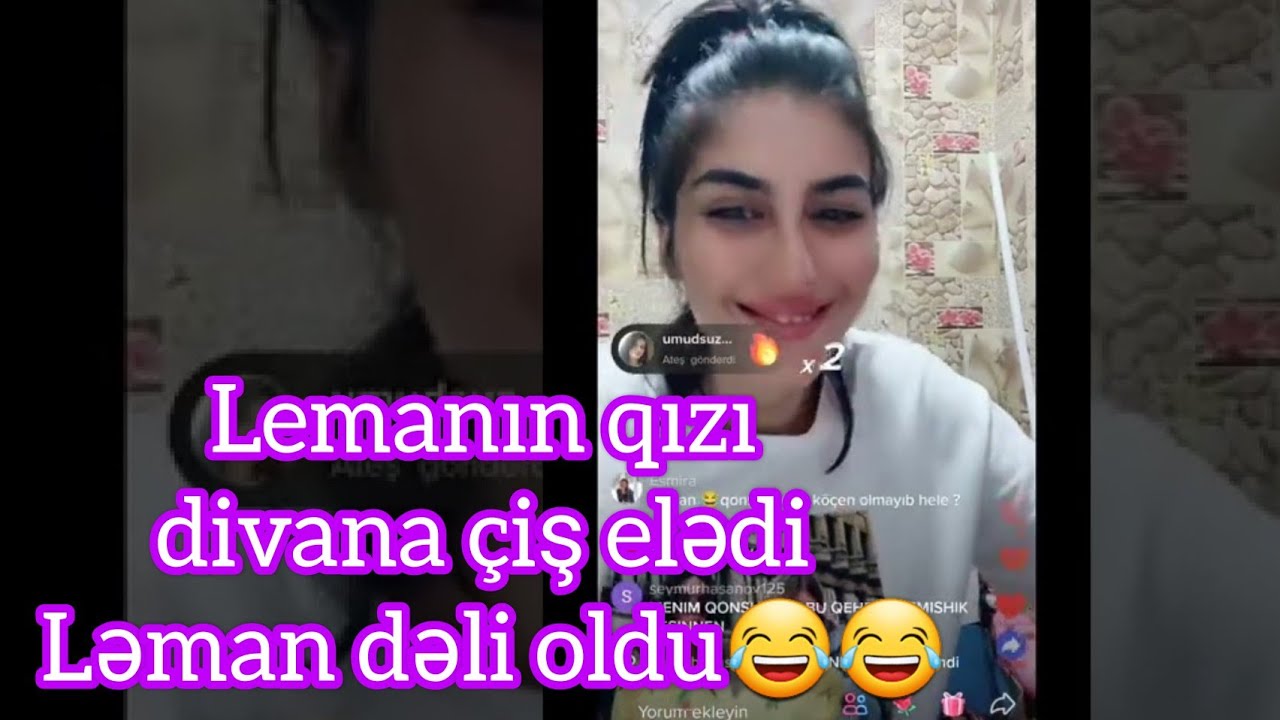 Leman-ın qızı divana çiş eledi Leman deli oldu😂 || #tiktok #lemans #youtubeshorts @CebiGulu