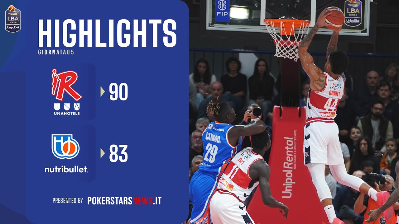 UNAHOTELS Reggio Emilia - NutriBullet Treviso Basket | Serie A UnipolSai 2023/24