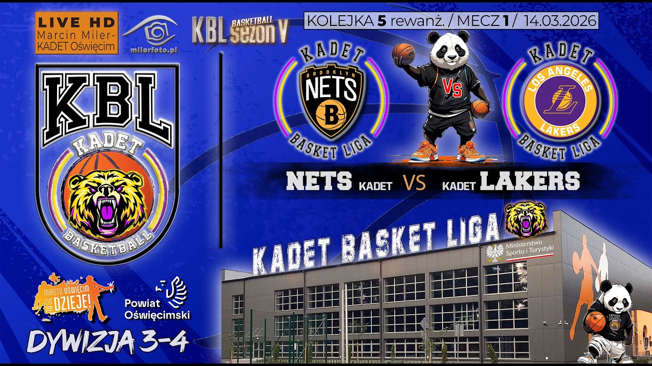 NETS Kadet VS LAKERS Kadet / KBL / Div. 3-4 / Mecz 9 / kolejka 5