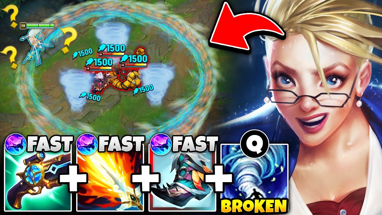 Janna but I'm so fast that I'm basically untargetable (HILARIOUS AP JANNA TECH)