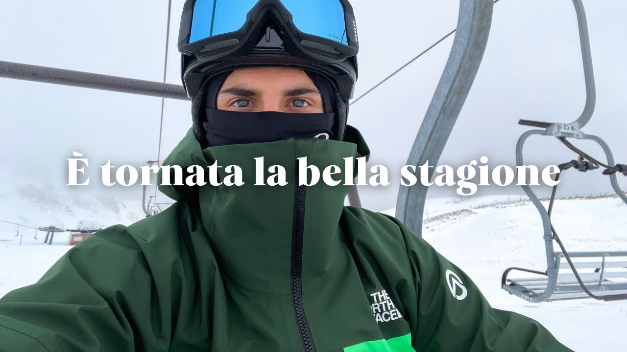 Prima giornata di sci della stagione