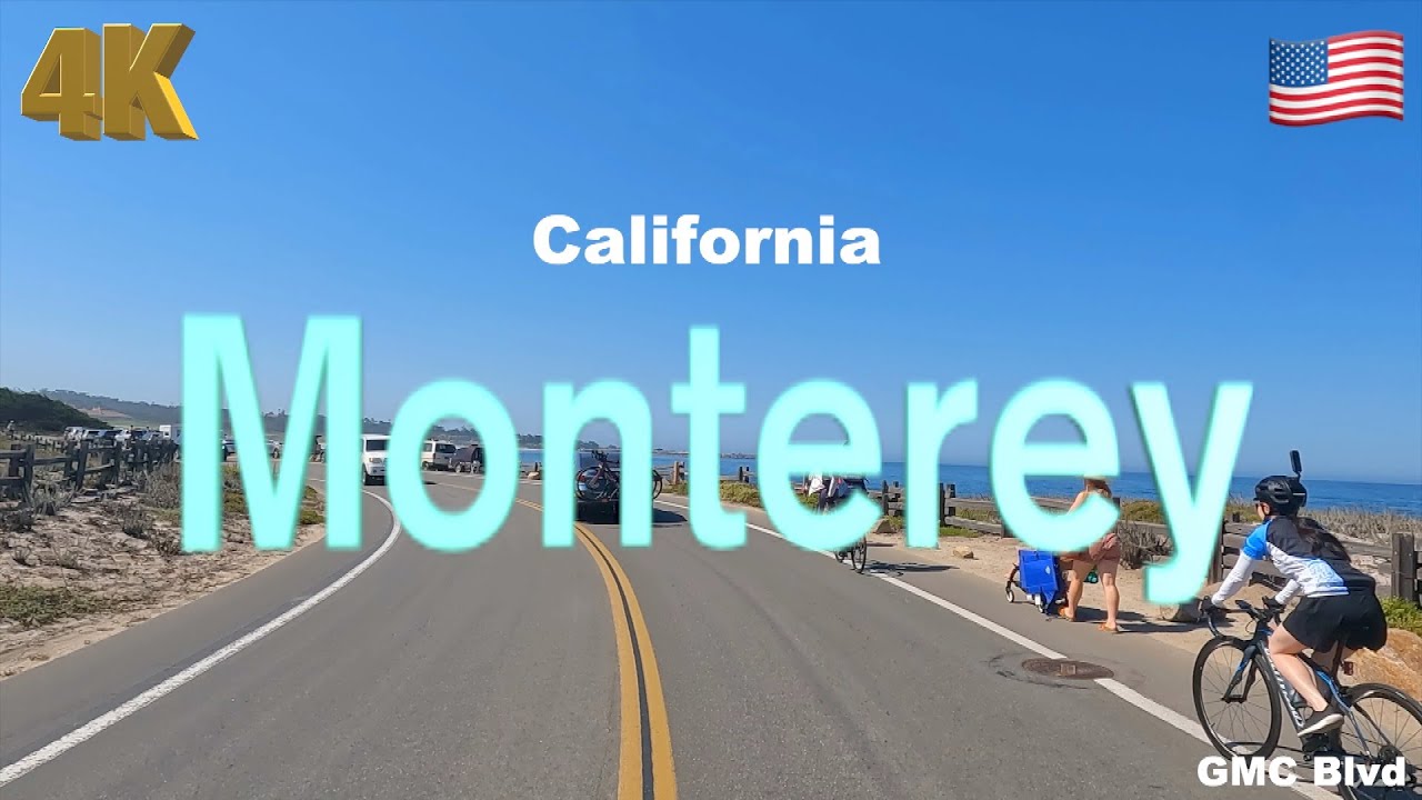 Scenic Drive Monterey in 4K | California