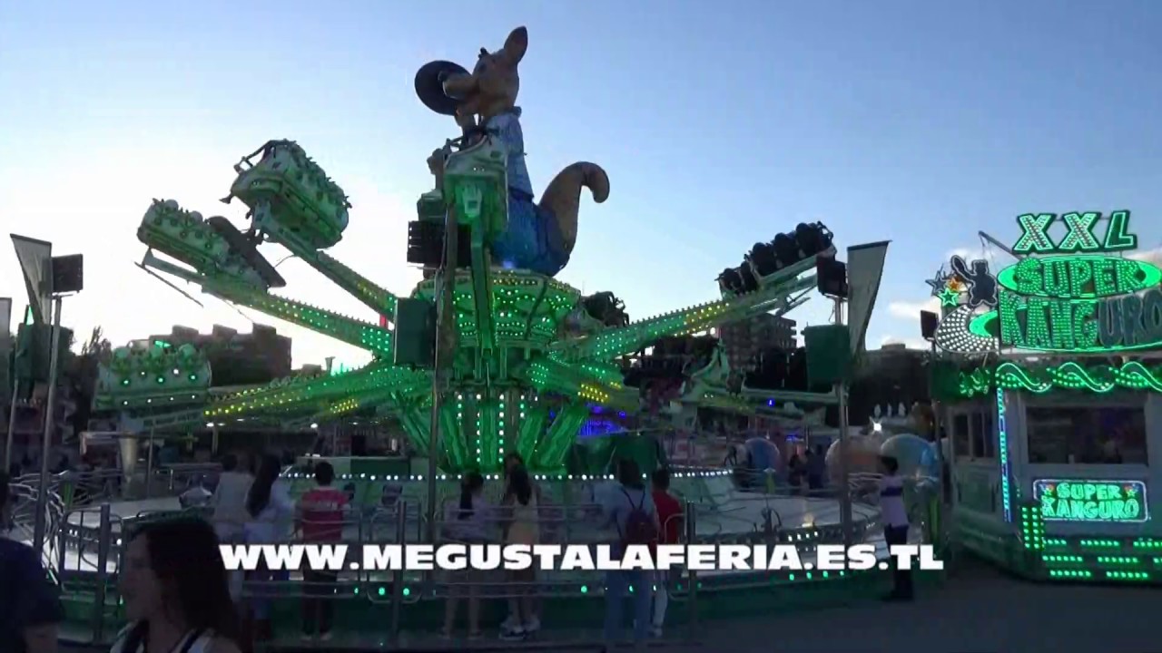 Super Kanguro XXL (Saltamontes) en la Feria de San Isidro de Talavera de la Reina 2.019