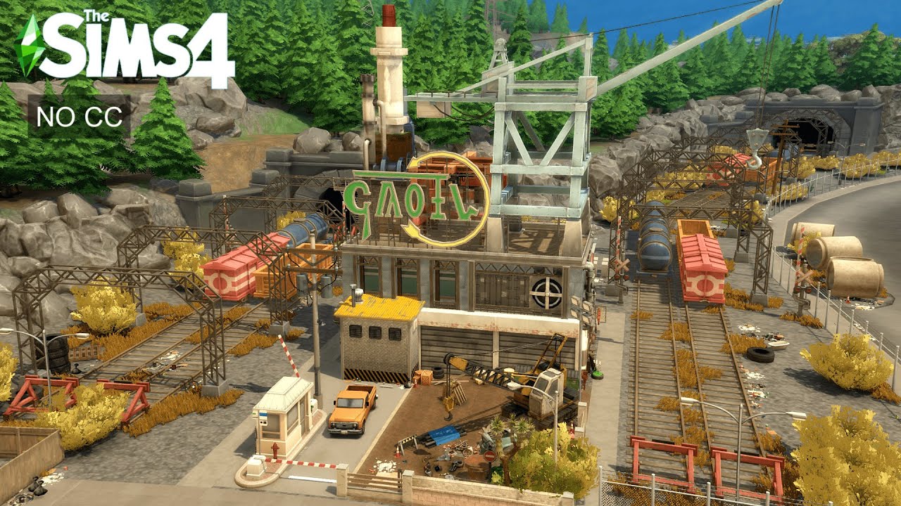 Industrial/Apartment | NO CC | Sims 4 stop motion build | インダストリアル【シムズ４建築】