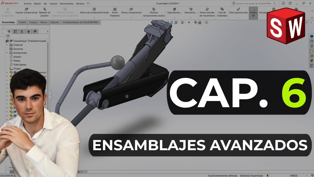 SolidWorks Desde Cero – Ensamblajes Avanzados | Capítulo 6