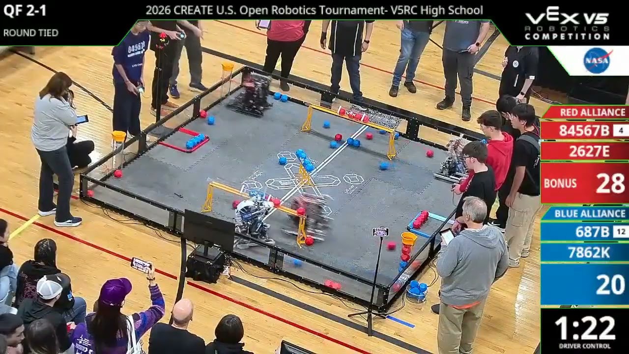 U.S. Open: Dywizja Czerwona - ćwierćfinał nr 2-1 - 84567B i 2627E kontra 687B i 7862K - Auton + D...