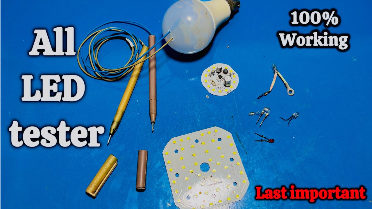 How to make all LED tester at home ￼