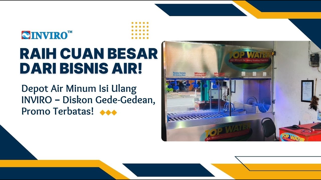 Proses Packing Mesin Usaha Depot Air Minum Isi Ulang Modern