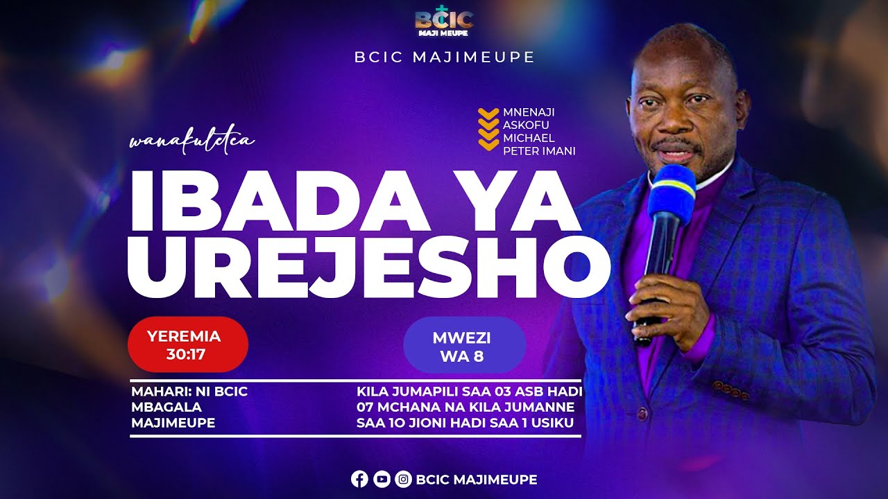 IBADA YA  UREJESHO  (03-AUGUST-2025)