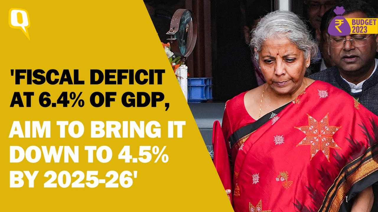 Budget 2023 | 'Fiscal Deficit to Be Brought Down to Below 4.5% By 2025-26: FM Sitharaman | The Quint